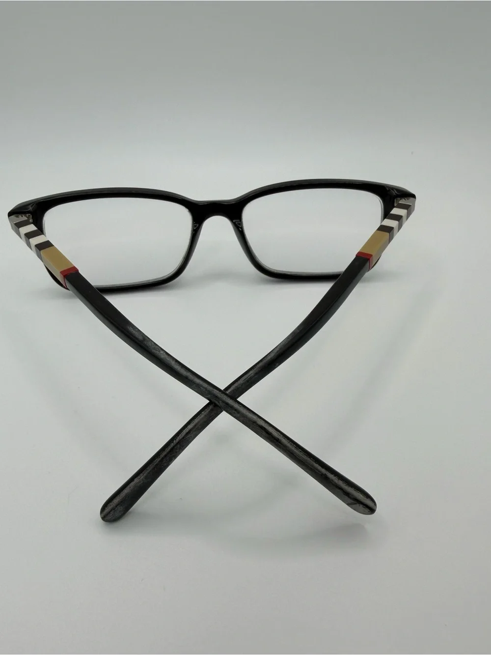 Burberry B 2199 3001 Eyeglass FRAMES Black Rectangle 53-17-145 Made in Italy